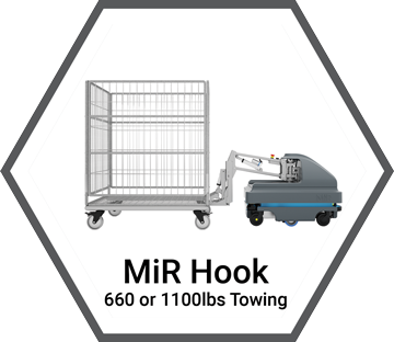 MiR Hook Towing AMR